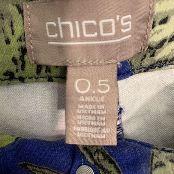 CHICO’s print pants size 30 - Picture 4 of 12